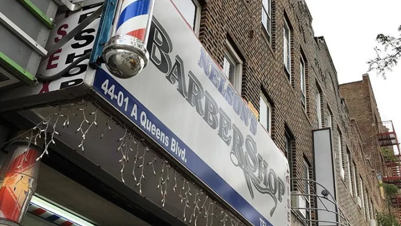 Nelson's Barber Shop, hair salon at 44-01A Queens Boulevard in Queens, New York