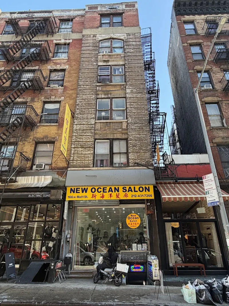 New Ocean Salon, hair salon at 171 Mott Street in Manhattan, New York