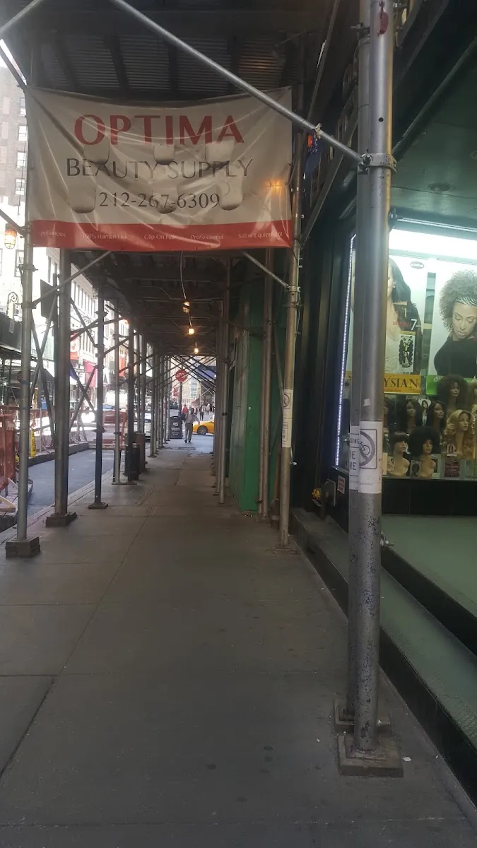 Optima Beauty Supply, beauty salon at 22 John Street in Manhattan, New York