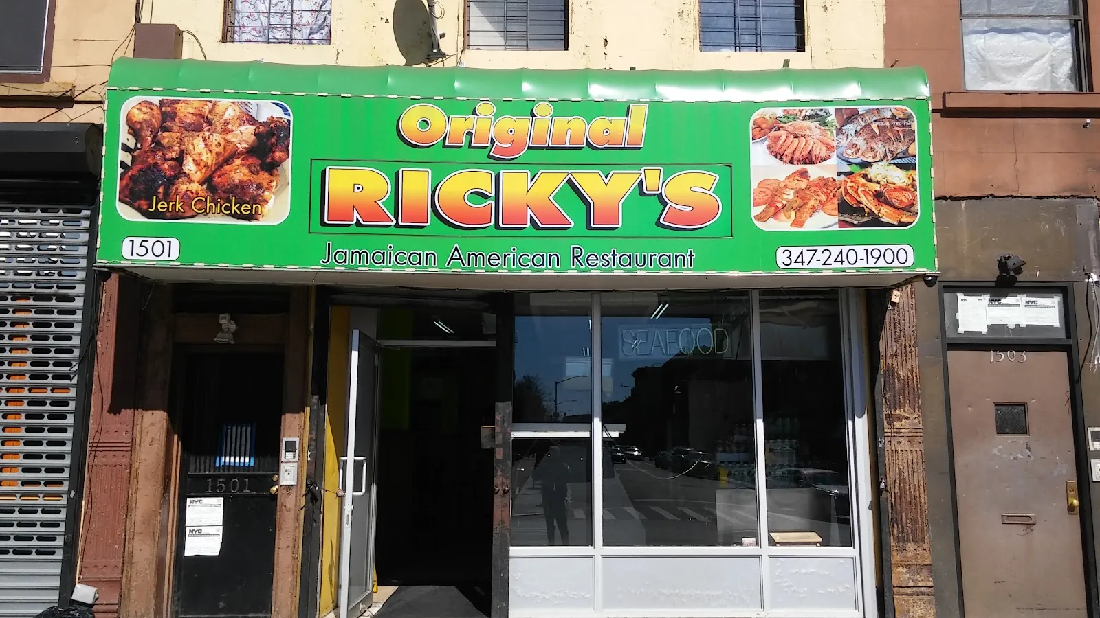 Original Ricky's, caribbean kitchen at 1501 Fulton Street in Brooklyn, New York