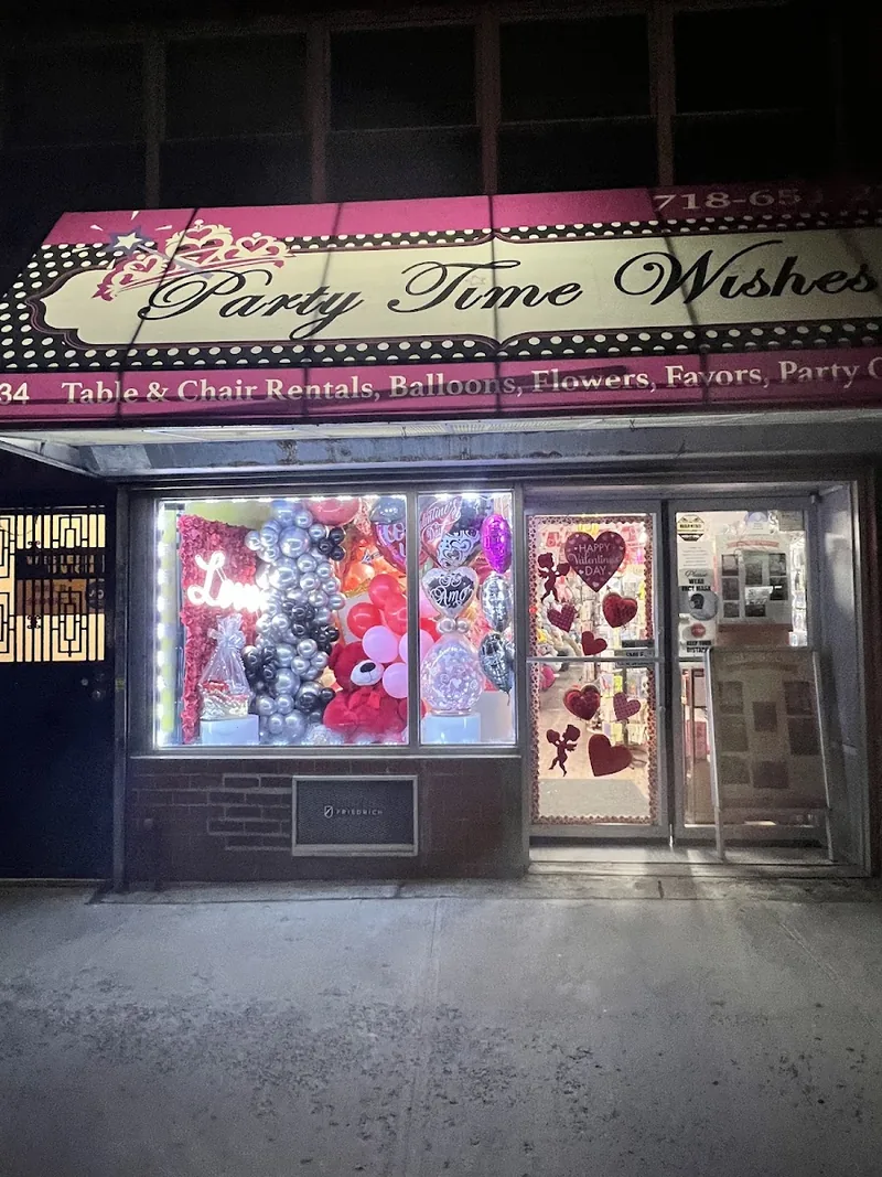 Party Time Wishes, party rentals at 85-34 Grand Avenue in Queens, New York