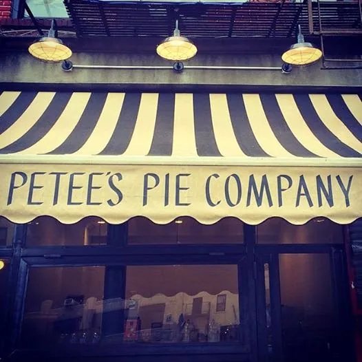 Petee's Pie Company, bakery at 61 Delancey Street in Manhattan, New York