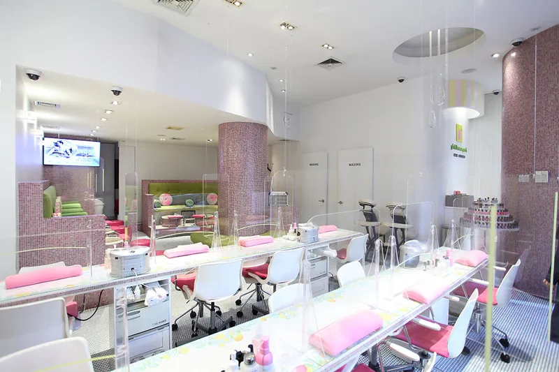 Pink Lemon Park Nail Studio, beauty salon at 1335 Madison Avenue in Manhattan, New York