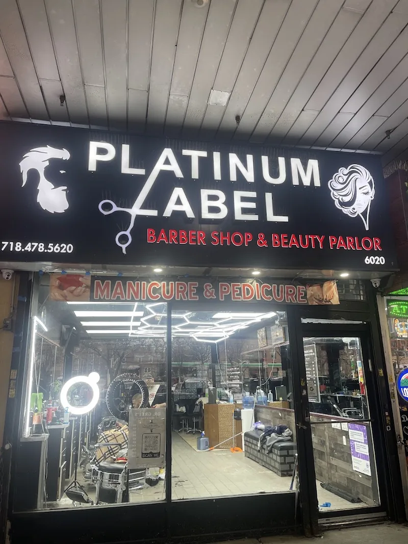 Platinum Label Barber Shop & Beauty Parlor, hair salon at 60-20 Queens Boulevard in Queens, New York