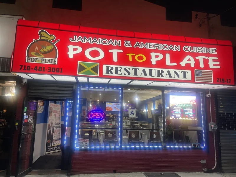 Pot To Plate, caribbean kitchen at 219-17 Merrick Boulevard in Queens, New York