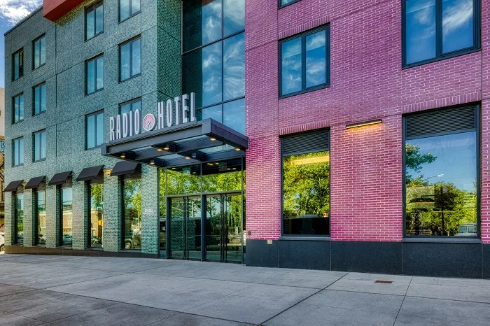 Radio Hotel, hotel at 2420 Amsterdam Avenue in Manhattan, New York