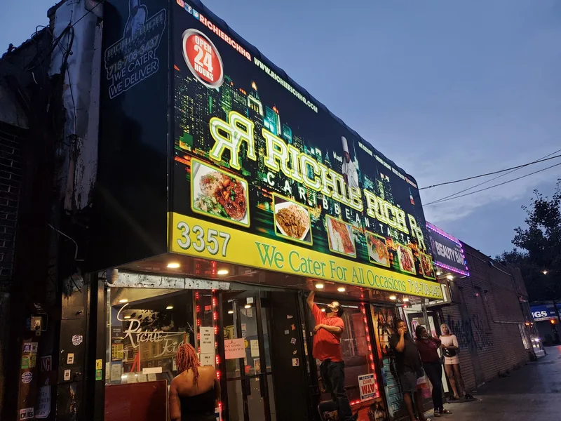 Richie Rich Caribbean Taste, caribbean kitchen at 3357 Fish Avenue in The Bronx, New York