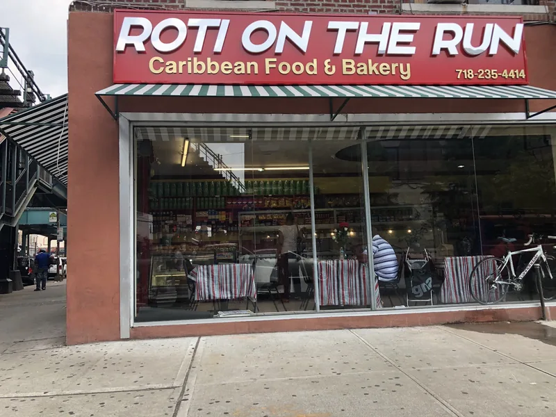 Roti on the Run, caribbean kitchen at 3140 Fulton Street in Brooklyn, New York