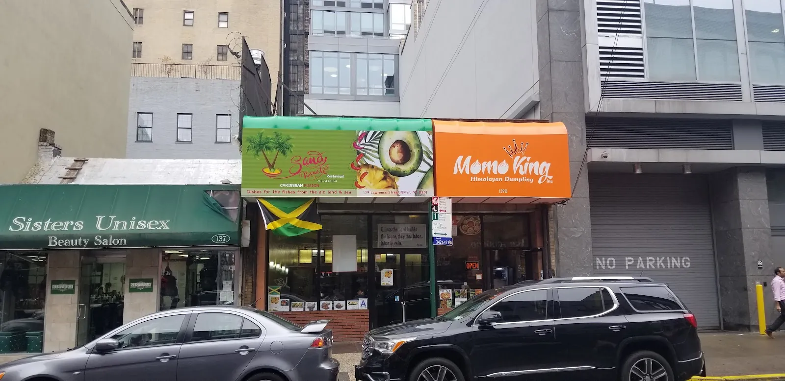 Sandy Beaches, caribbean kitchen at 139 Lawrence Street in Brooklyn, New York
