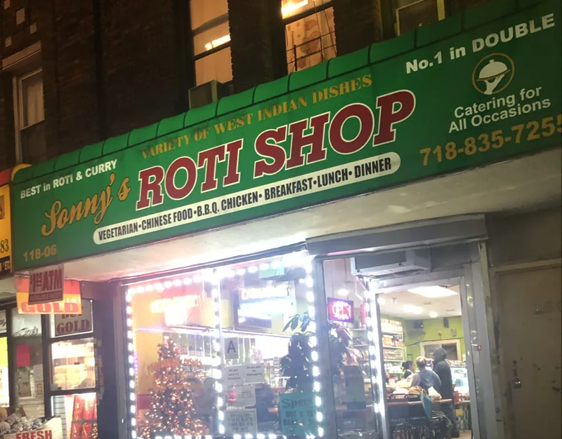 Sonny's Roti Shop, caribbean kitchen at 118-06 Liberty Avenue in Queens, New York