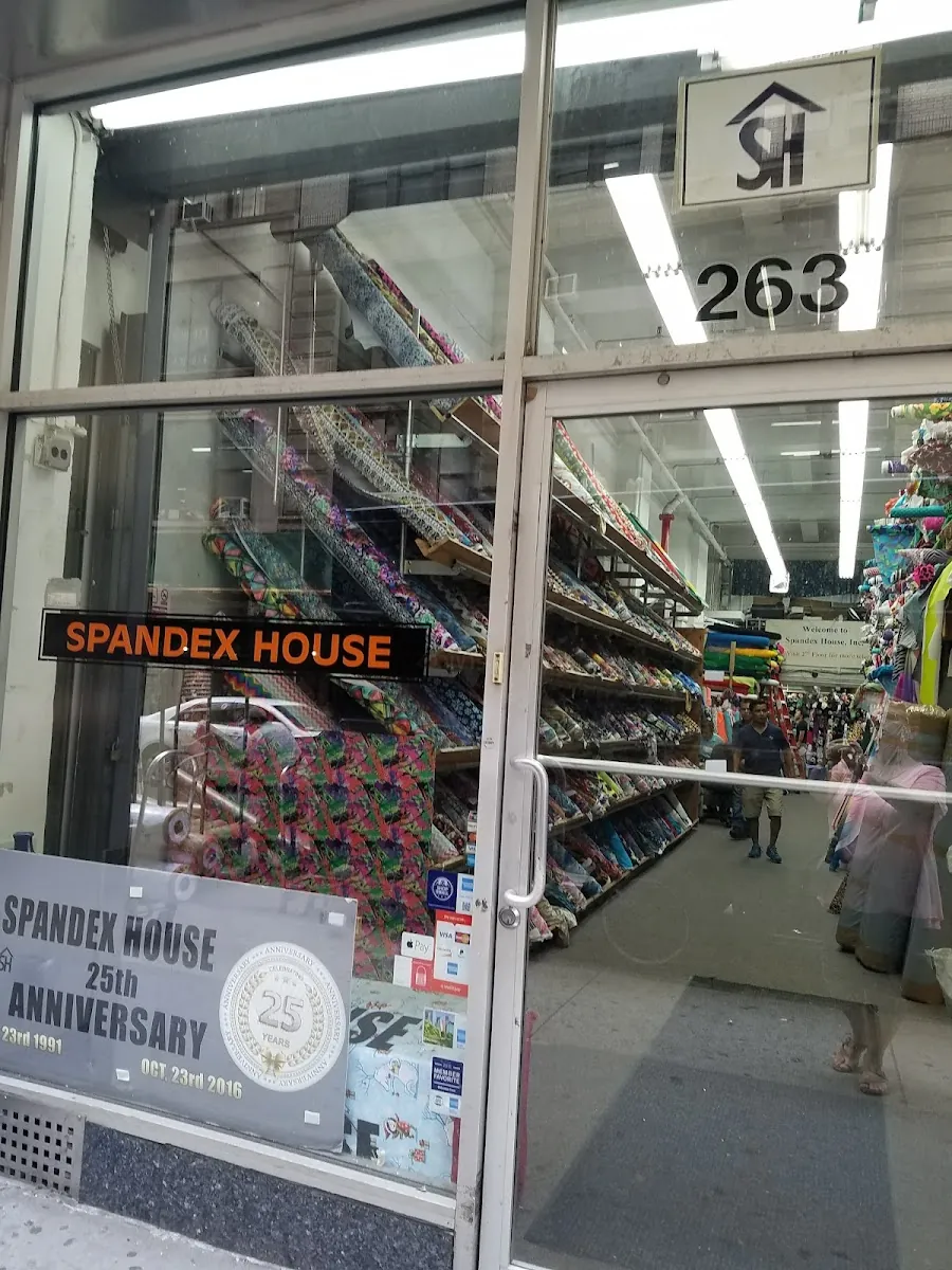 Spandex House, fabric and textiles at 263 West 38th Street in Manhattan, New York