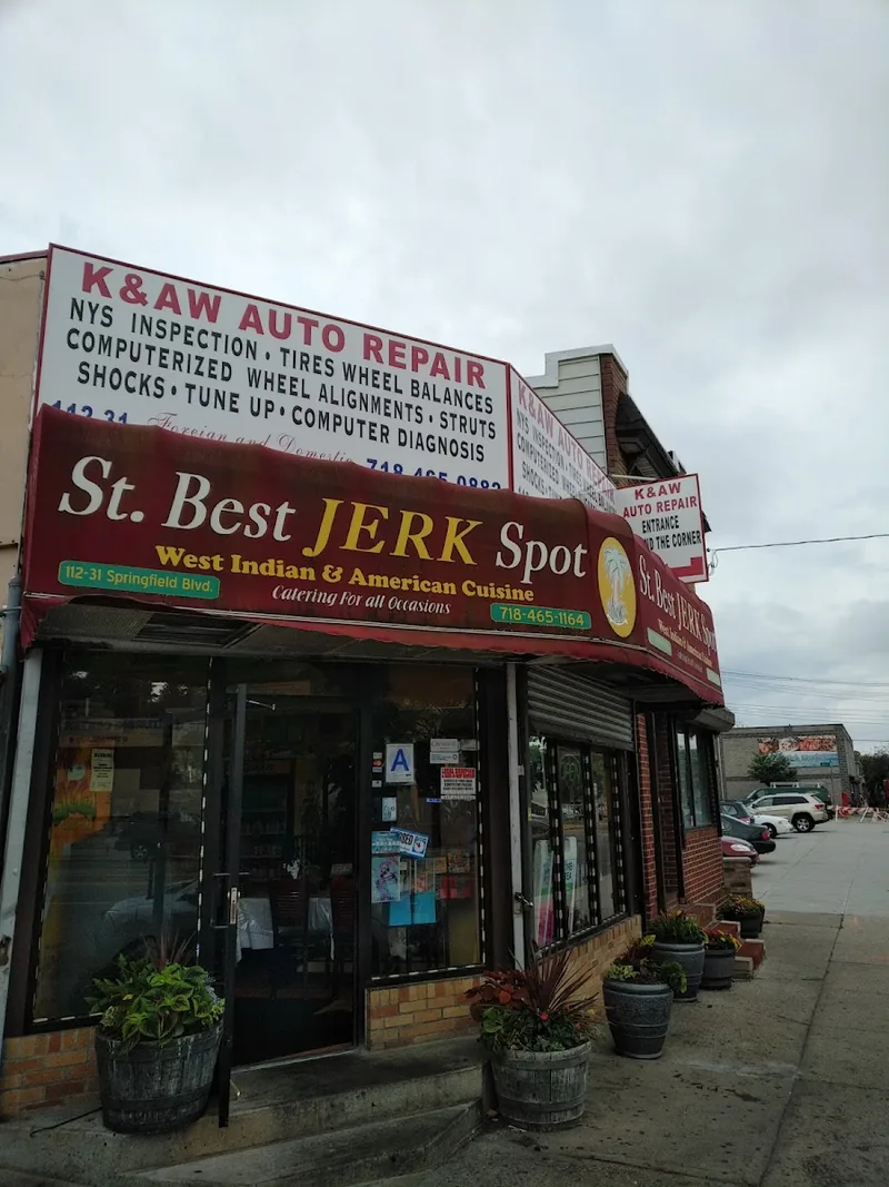 St Best Jerk Spot, caribbean kitchen at 112-31 Springfield Boulevard in Queens, New York