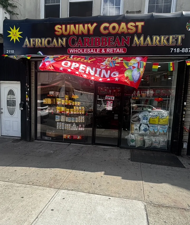 Sunny Coast African Caribbean Market, grocery shop at 2110 Cortelyou Road in Brooklyn, New York