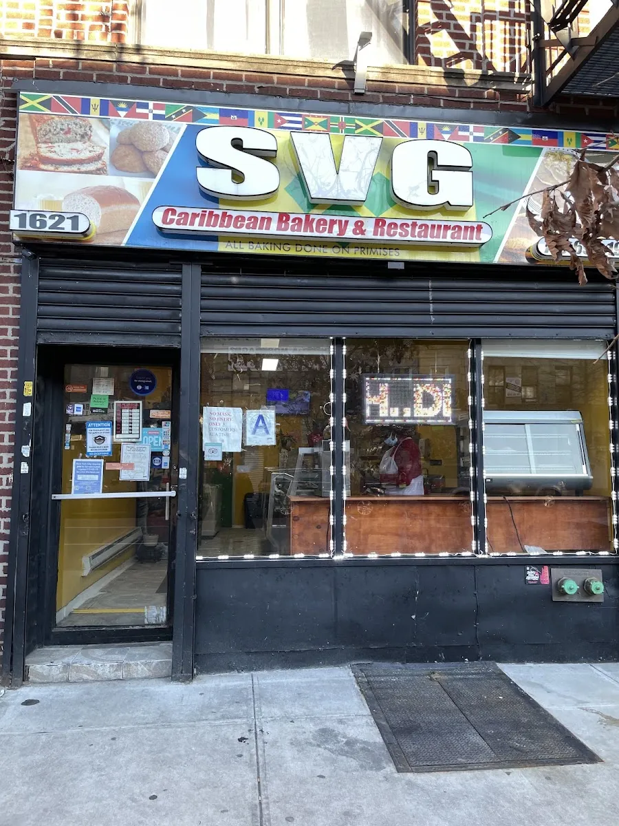 SVG Caribbean Bakery - Fresh Made Saltfish Patties & Caribbean Drinks, bakery at 1621 Nostrand Avenue in Brooklyn, New York
