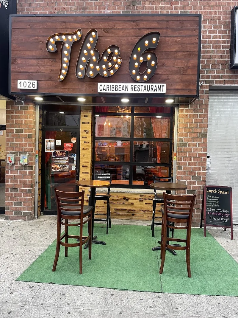 The 6 Lounge, caribbean kitchen at 1026 Castle Hill Avenue in The Bronx, New York
