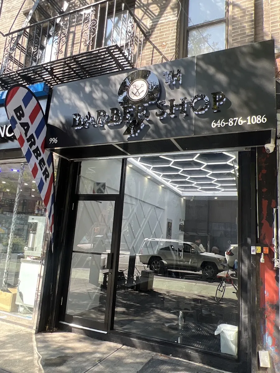 The 9th Barbershop, hair salon at 996 Amsterdam Avenue in Manhattan, New York