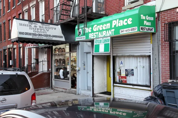 The Green Place, african kitchen at 180 Rockaway Avenue in Brooklyn, New York