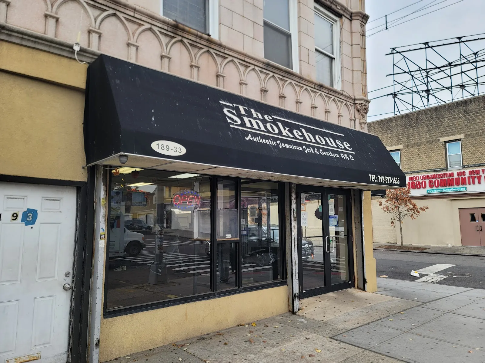 The Smokehouse, caribbean kitchen at 189-33 Linden Boulevard in Queens, New York