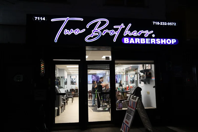 Two Brother Hair Cutting