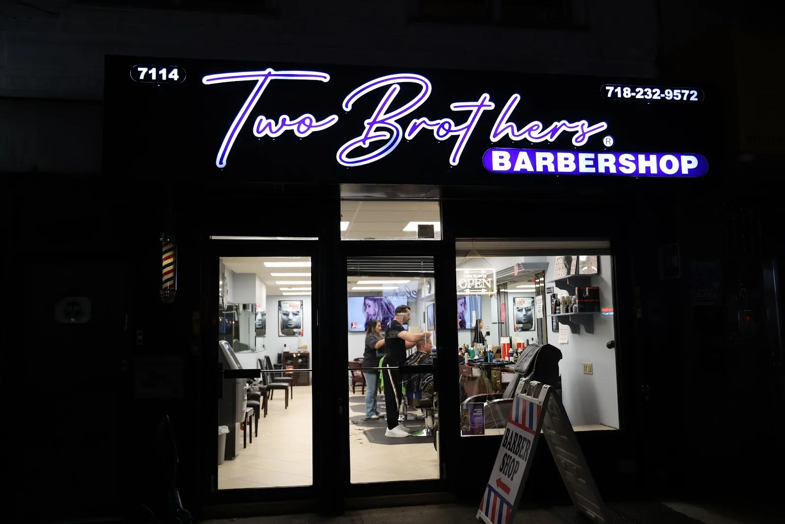 Two Brother Hair Cutting, hair salon at 7114 18th Avenue in Brooklyn, New York
