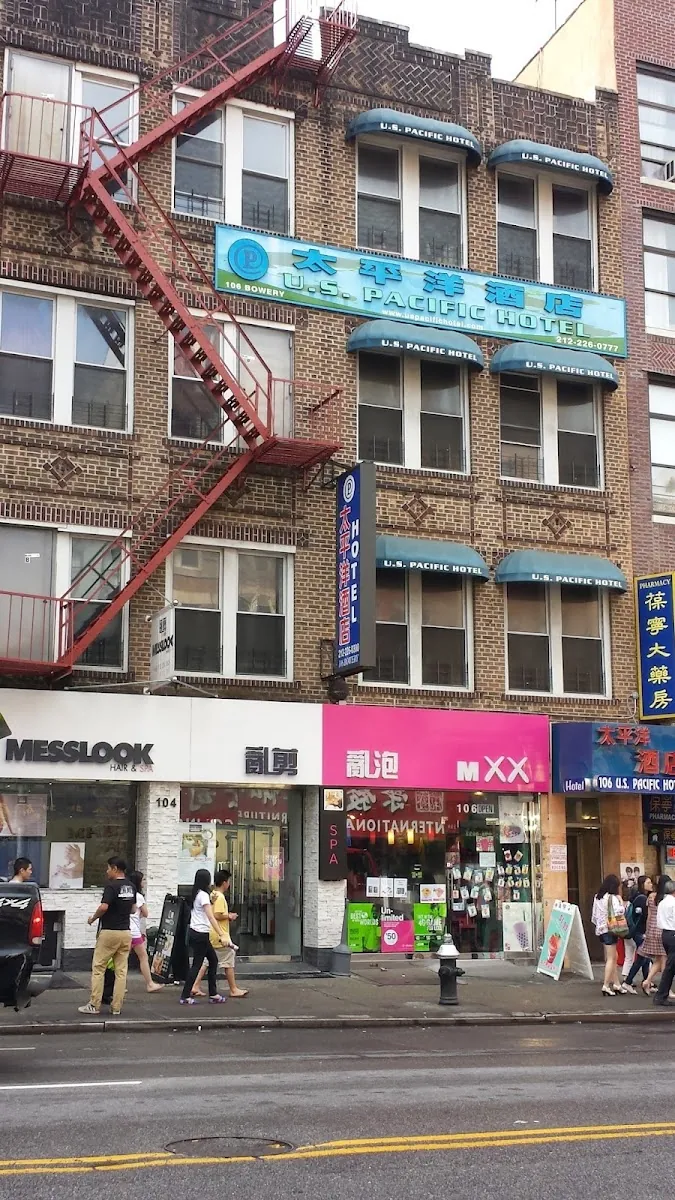 U.S. Pacific, hotel at 106 Bowery in Manhattan, New York
