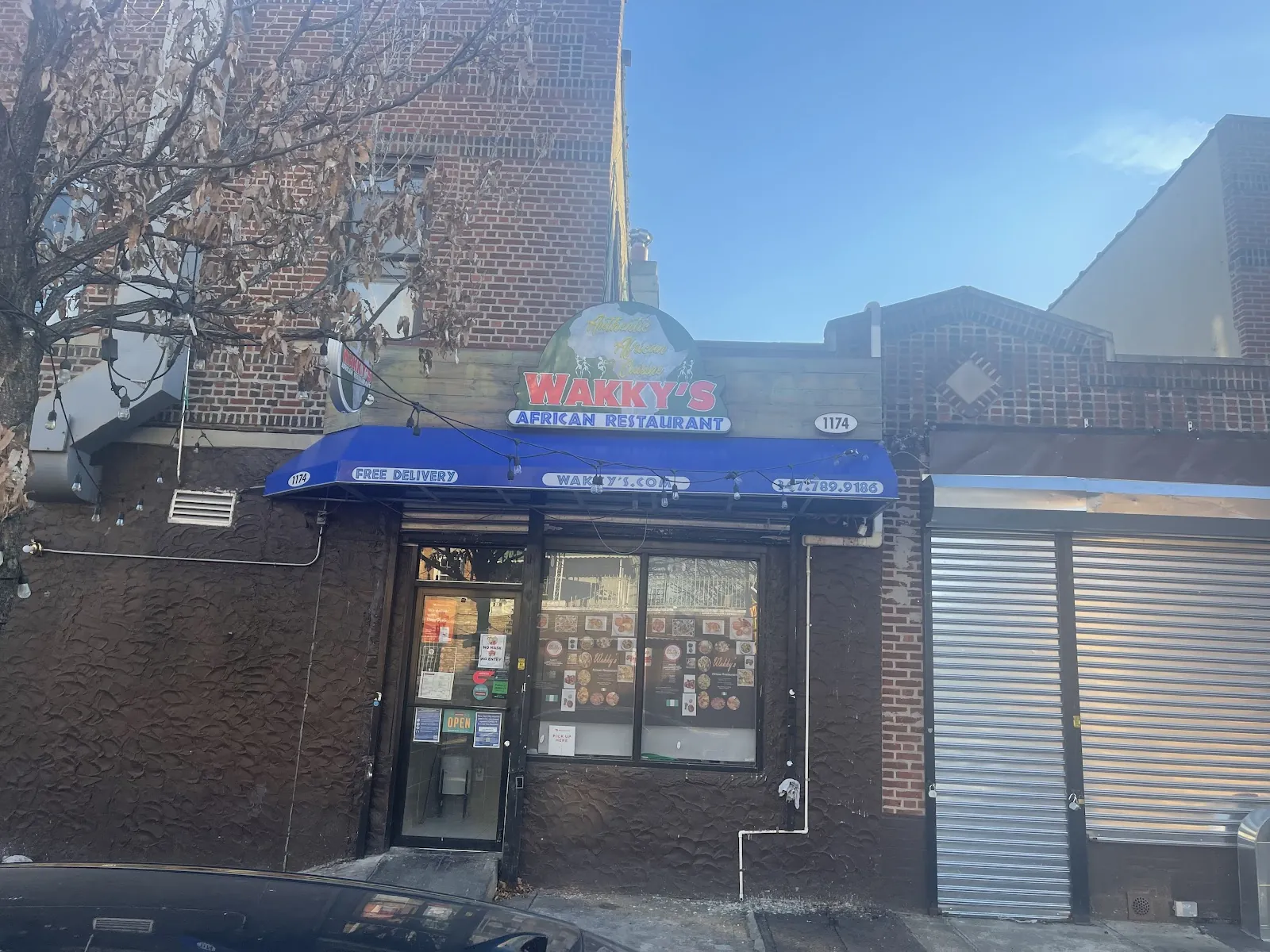 Wakky's African Restaurant, african kitchen at 1174 Saint Marks Avenue in Brooklyn, New York