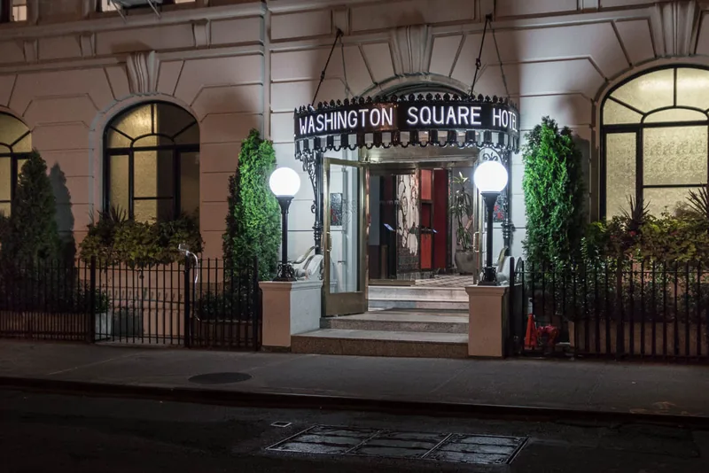 Washington Square Hotel, hotel at 103 Waverly Place in Manhattan, New York