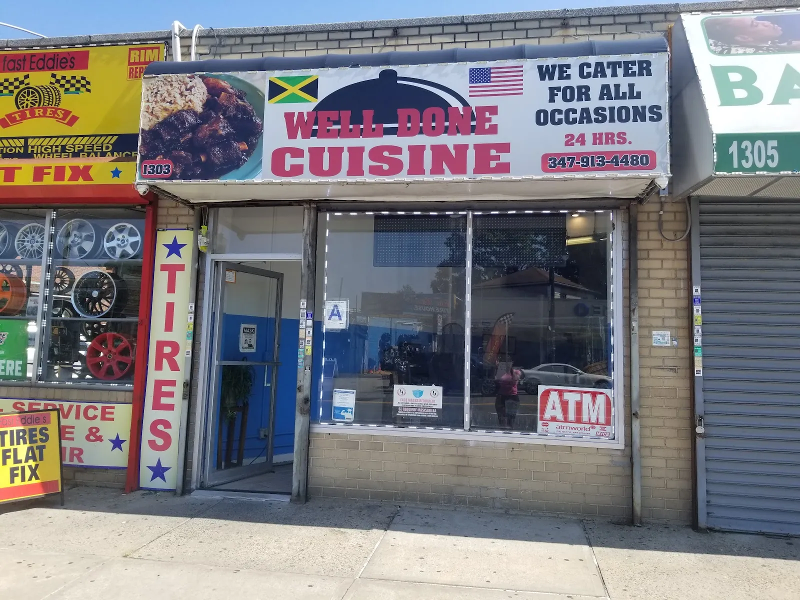 Well Done Cuisine, caribbean kitchen at 1303 East Gun Hill Road in The Bronx, New York