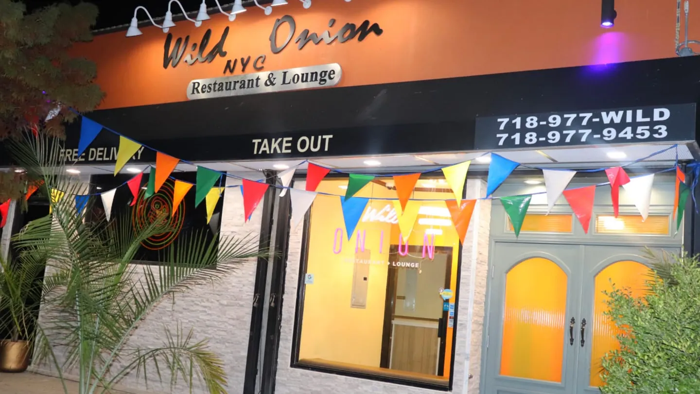 Wild Onion NYC, caribbean kitchen at 119-08 Merrick Boulevard in Queens, New York