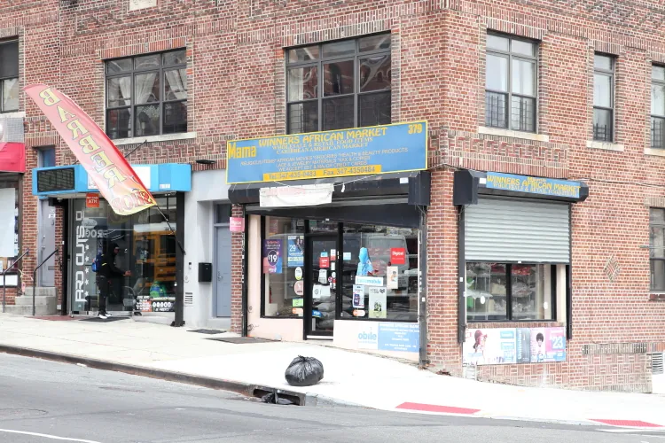 Winners African Market, grocery shop at 1909 Park Place in Brooklyn, New York