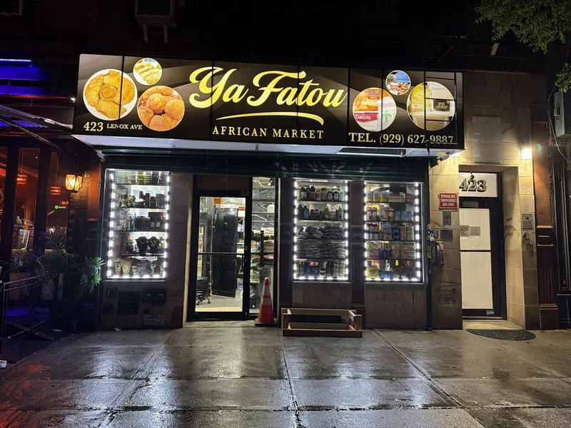 YaFatou African Market, grocery shop at 423 Lenox Avenue in Manhattan, New York