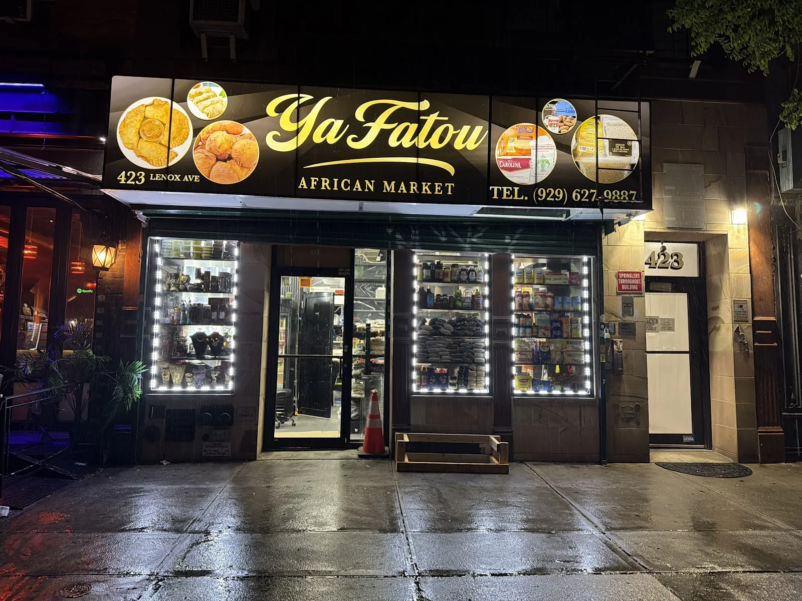 YaFatou African Market, grocery shop at 423 Lenox Avenue in Manhattan, New York